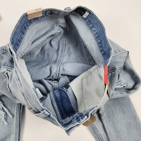 Levi's Silvertab Loose Fit Distressed Light Blue Jeans Mens Size 32x32 NWT